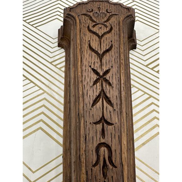 VTG Syroco Homco USA Faux Wood Plastic Wall Pocket Sconce 7 1/2" x 3 1/2" - Picture 5 of 6